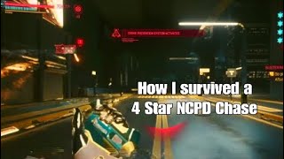 How to survive a 4-Star NCPD Assault - Cyberpunk 2077