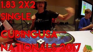 1.83 Official 2x2 Single | CubingUSA Nationals 2017