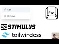 A Dropdown Menu Using Stimulus and TailwindCSS with Escape Key Support