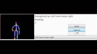 Dynamic Time Warping (DTW) gesture recording and recognition