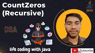 Count Zeros (Recursive) #java #recursion