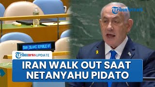 Pidato Keras Netanyahu di PBB Salahkan Hizbullah karena Konflik Meluas, Delegasi Iran Walk Out