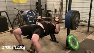 270lb Bench PR