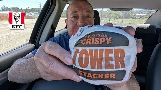 KFC Original Crispy Tower Stacker Burger