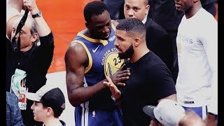Drake Reacts To Kevin Durant Injury Game 5 Warriors Raptors