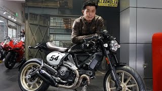 2017 Ducati Scrambler Cafe Racer - Simon Kwan意大利試車