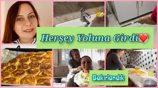 TERAPİ! GİBİ BANYO TEMİZLİĞİ🧼HIZIR GİBİ YETİŞTİ-KOMŞUM DA KOMŞUM❤️HAŞHAŞLI ÇÖREK🥐HERYER BOYANDI😂