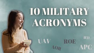 10 Military Acronyms for STANAG 6001 exam