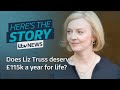 Does Liz Truss deserve £115,000 a year for life? | ITV News