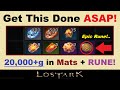 20,000g+ in Materials & An ~EPIC RUNE!~.. Get This Done *ASAP!*.. (Lost Ark New Content Breakdown)