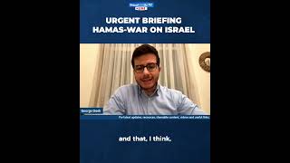 Israel’s Ambassador to Azerbaijan, George Deek, emergency briefing on Hamas’ war on Israel