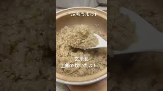 玄米（無農薬栽培）を土鍋で炊いてみた！