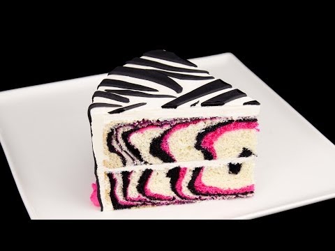 How to Make a Pink Zebra Cake Tutorial from Cookies Cupcakes and Cardio How to Make a Pink Zebra Cake Tutorial from Cookies Cupcakes and Cardio