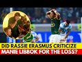 🔥MANIE LIBBOK UNDER FIRE: WHAT DID RASSIE ERASMUS SAY? | SPRINGBOKS NEWS