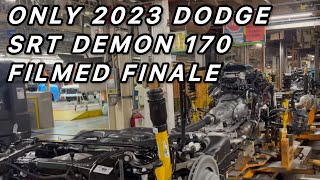 2023 DODGE CHALLENGER SRT DEMON 170 LAST CALL // FILMED IN PRODUCTION PLANT // FINALE