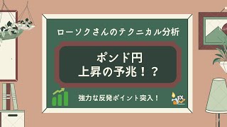 ポンド円 相場予想！ 上昇の予兆多数あり！でも月曜は下落に警戒【ローソクさんのテクニカル分析 #46】