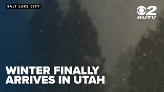 Three storms head into Utah, bringing heavy snow for the first time this winter season