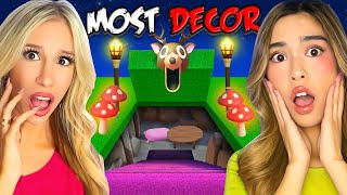 BAU DER AM MEISTEN DEKORIERTEN OP-BASIS in 99 NIGHTS IN THE FOREST auf ROBLOX ... MIT @KatrinaBuno