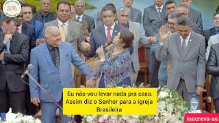 Círculo de Oração. Pastor José Carlos de Lima -mulher cheia de Deus. entrega o recado