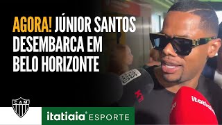 JÚNIOR SANTOS DESEMBARCA EM BELO HORIZONTE PARA ACERTAR COM ATLÉTICO