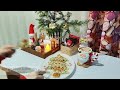 decorating my room for christmas🎄making christmas tree waffles u0026 gingerbread latte