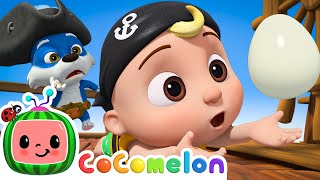 Humpty Dumpty Pirate Ship | NEW 🥚 CoComelon Animal Time | Animals for Kids