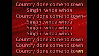 John Rich - Country Done Come To Town (karaoke)(by request)