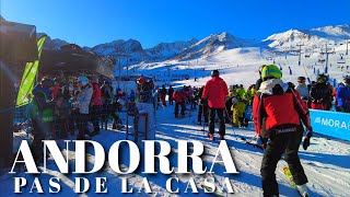 ANDORRA 🇦🇩 PAS DE LA CASA JANUARY 2025 WALKING TOUR 4K