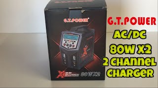 GT Power X2 Two Channel 80Wx2 RC Battery Charger