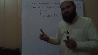 42 Array average using for loop