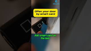 Two ways to add smart card for WELOCK Touch41 #welock #smartlock #security#diy