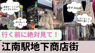 2月【韓国旅行】買い物　最新情報‼️動画で予習❤️韓国vlog 高速ターミナルより江南地下商店街の方が好きな理由。　行く前にこれだけ覚えておこう📝　韓国　Vlog アラフォー旅