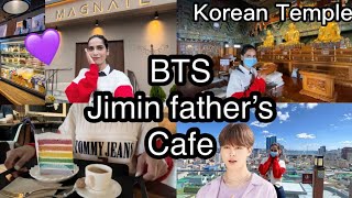 🇰🇷💜 I visited BTS JIMIN DAD’s CAFE in Busan | Busan vlog part 2