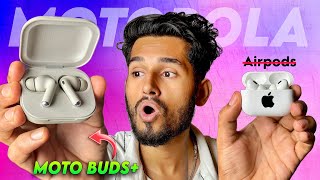 Moto buds+ review in hindi 🔥 Better than AirPods Pro 2 ⚡️