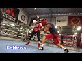 wbc youth champ joshua franco 12 0 sparring arron rgba esnews boxing