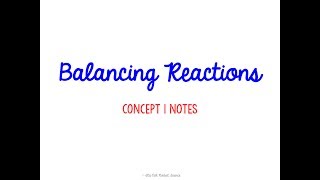 Unit 9 Reactions Concept 1 Notes
