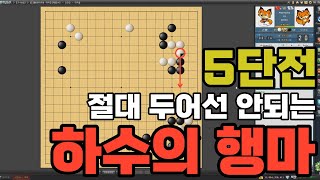 [한큐 5단전] 절대 두어서는 안되는 하수의 행마