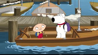 Brian and Stewie travel to garbage Island ￼