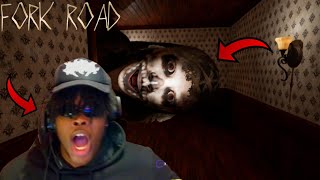 THE SCARIEST HORROR GAME I'VE EVER PLAYED.. [FORK ROAD] ENDING 2