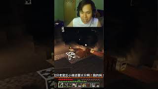 完整影片在我频道里！我的猫害怕老鼠！？#shorts #minecraft