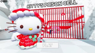 CHRISTMAS KITTY'S PRISON RUN! (Obby) Roblox Gameplay Walkthrough No Death 4K