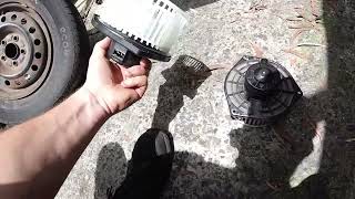 How to Replace Holden Rodeo Fan Blower Motor Under Dash RA