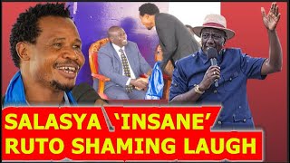 🤣🤣🤣FUNNY MP PETER SALASYA LEAVE RIGATHI UNDER THE TABLE THROUGH HIS LOUD LAUGHTER HITTING HARD RUTO🤣