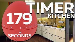 179 seconds Cooking timer | 2min 59sec Egg TIMER