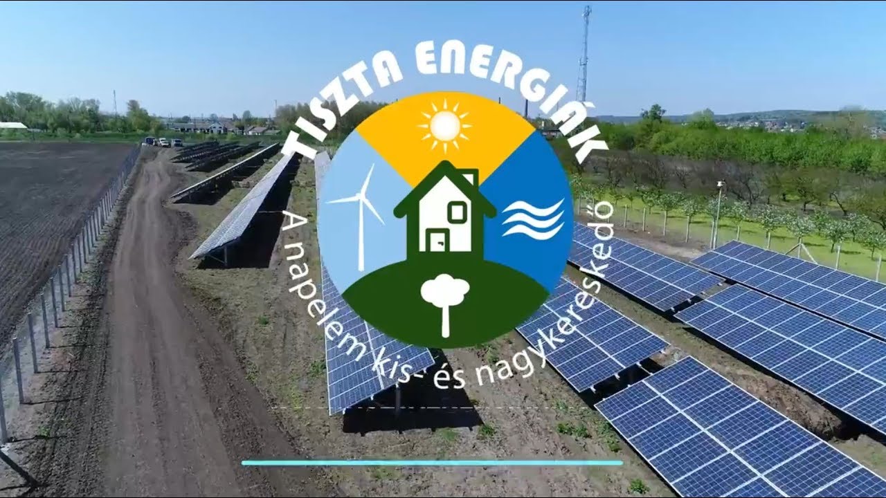 Tiszta Energiák Kft – 500kW Napelem Park Telepítése Mezőzomboron - YouTube