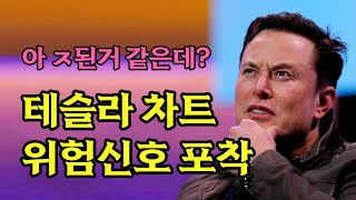 테슬라 주가 프리장부터 불안한 이유? 차트 분위기 펀더멘털 모두 하방! 엔비디아에게 넘어간 주도권