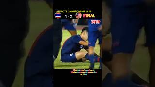 Thai player's red card, Malaysian goal \u0026 anarchic action #shorts  #football #ronaldo #youtube