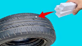 TOP 4 Great Ideas In This Video! Repair All Kinds of Tires at Home in 3 Minutes