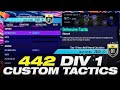 MY FIFA 21 442 DIVISION 1 RIVALS CUSTOM TACTICS & INSTRUCTIONS! - FIFA 21 ULTIMATE TEAM