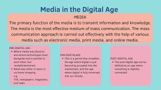 Digital, Information and Computer Age